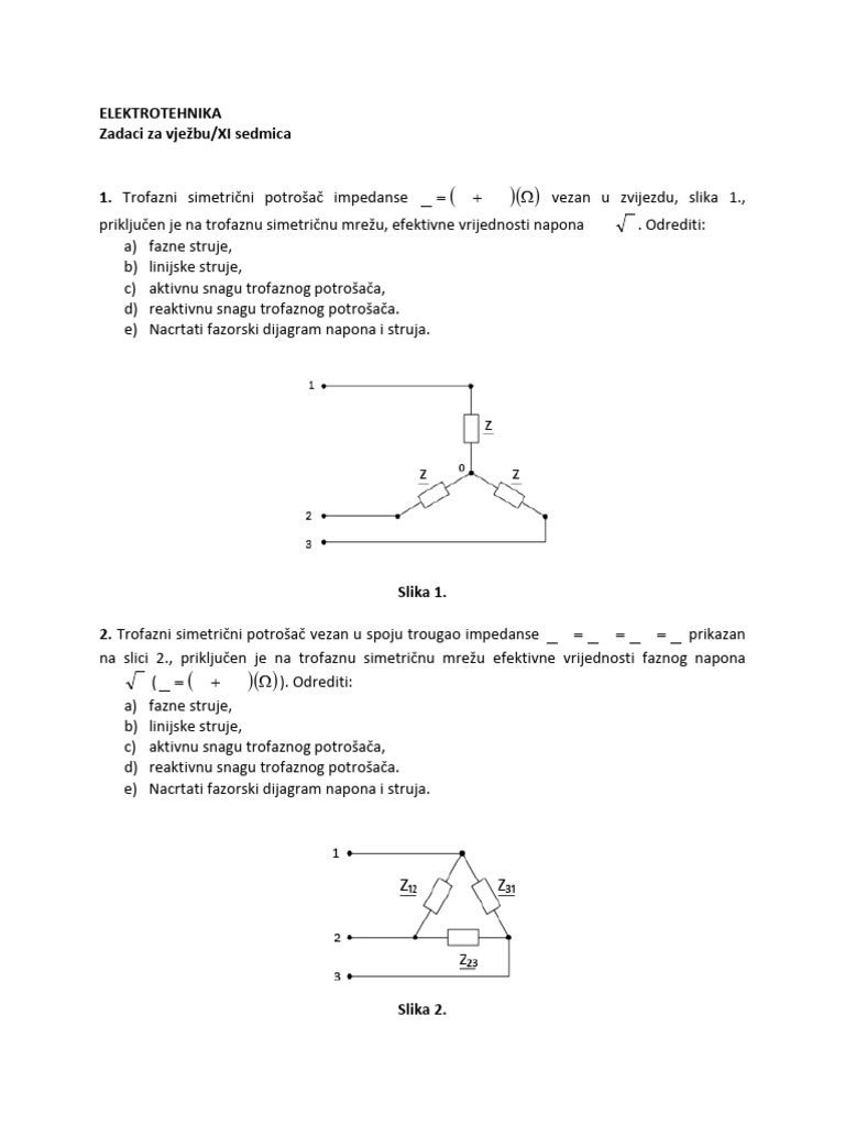 Elektrotehnika MF - Xi Sedmica | PDF