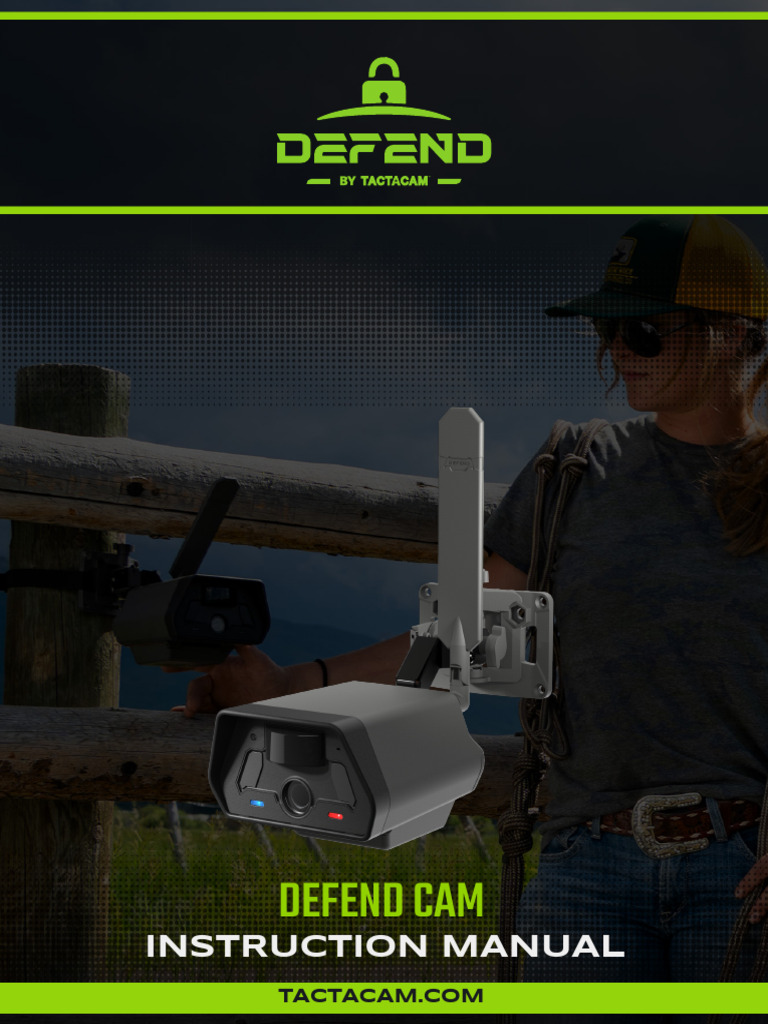 Tactacam Defend Camera Setup Guide | PDF | Camera | Mobile App