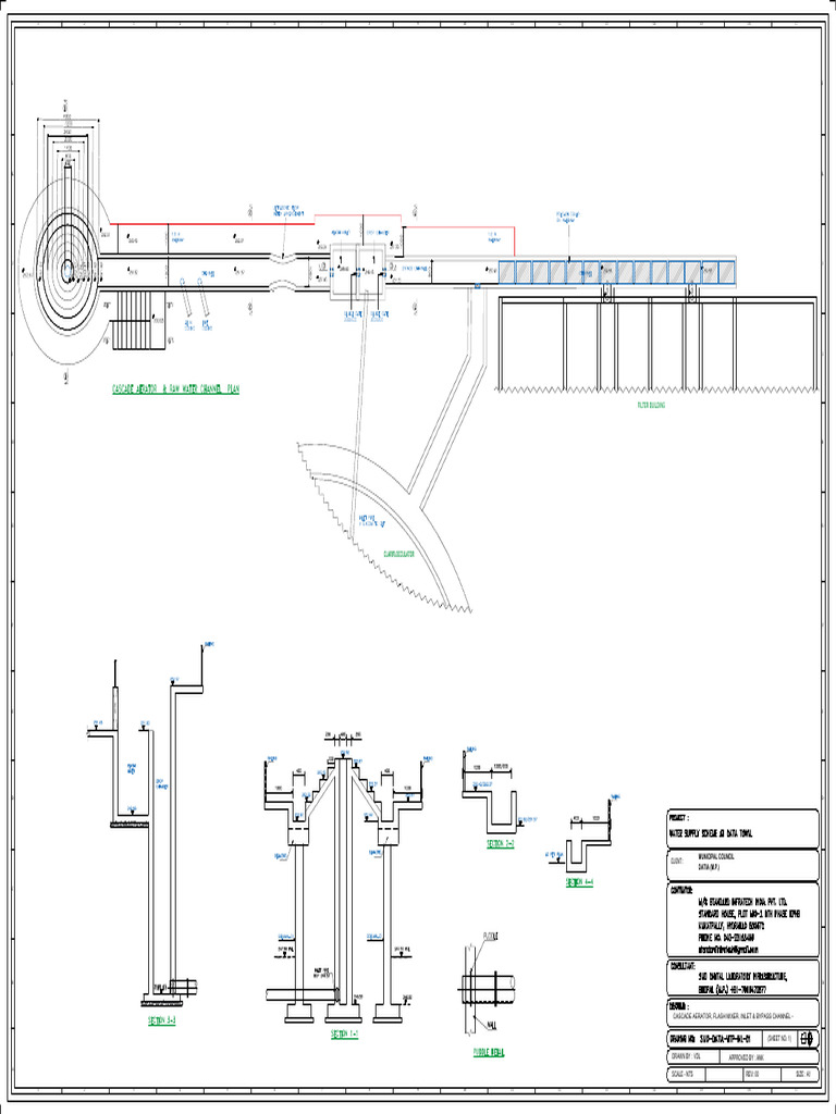 Clariflocculator Filter Building Plan | PDF