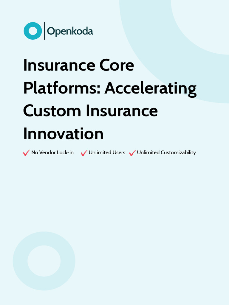 Accelerating Insurance Innovation with Openkoda | PDF | Cloud Computing ...