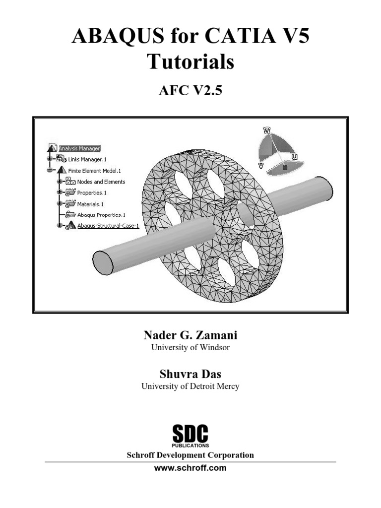 Abaqus For Catia v5 Tutorial - Schroff - Good | PDF | Teaching Methods ...