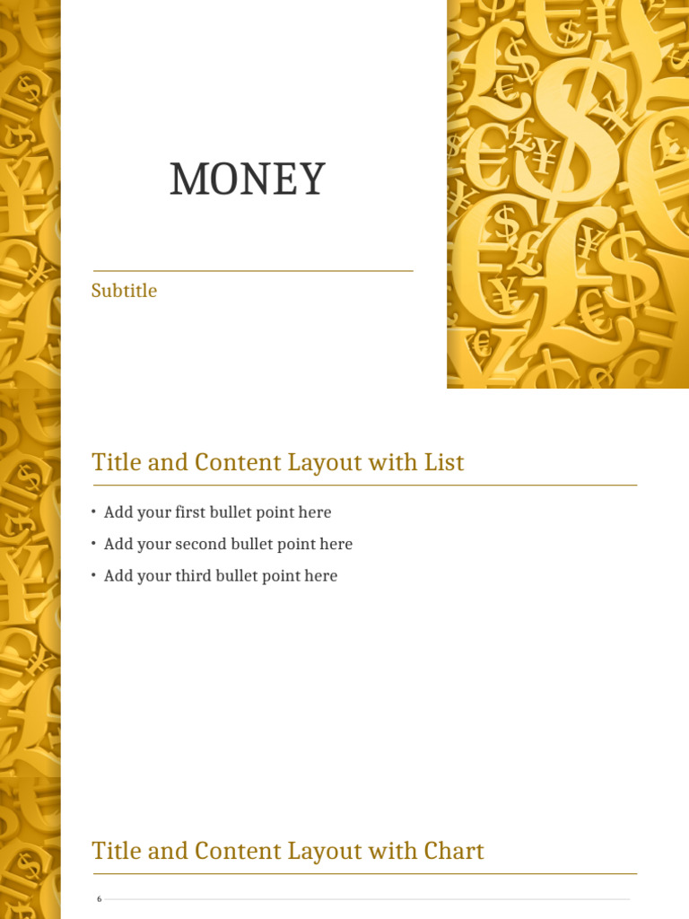 Money Management Layouts and Charts | PDF