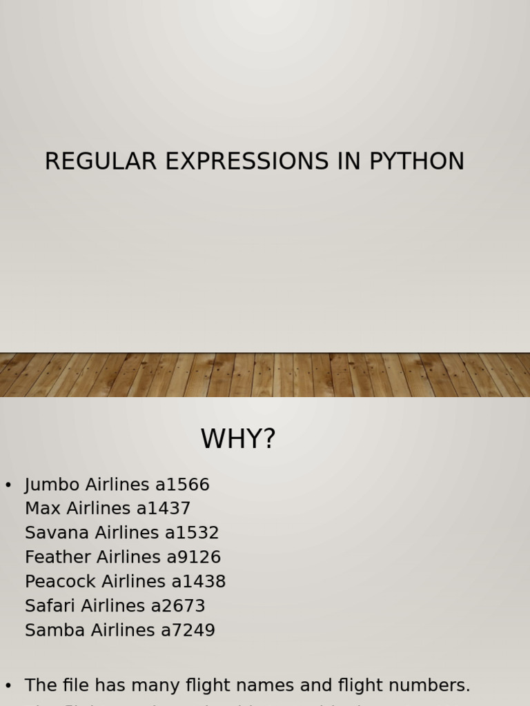 Python Regular Expressions Guide | PDF | Regular Expression | Notation
