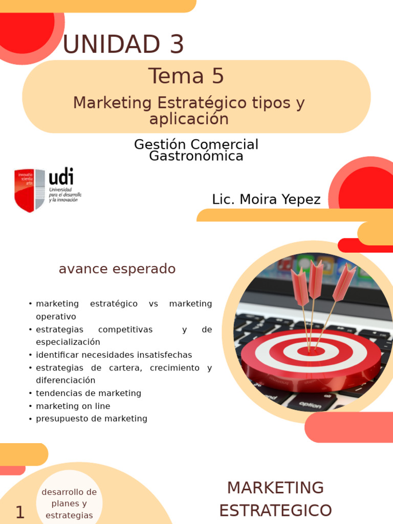 Tema 5 Marketing Estrategico - Completo | PDF | Marketing | Mercado ...