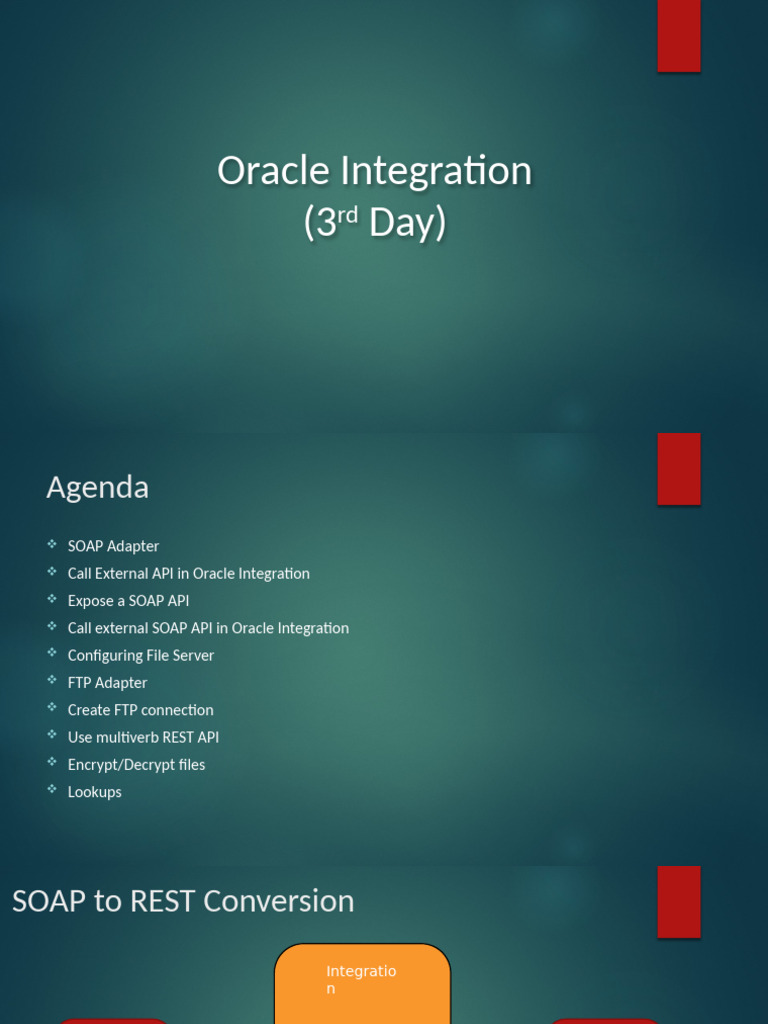 Oracle Integration: SOAP & REST APIs Guide | PDF