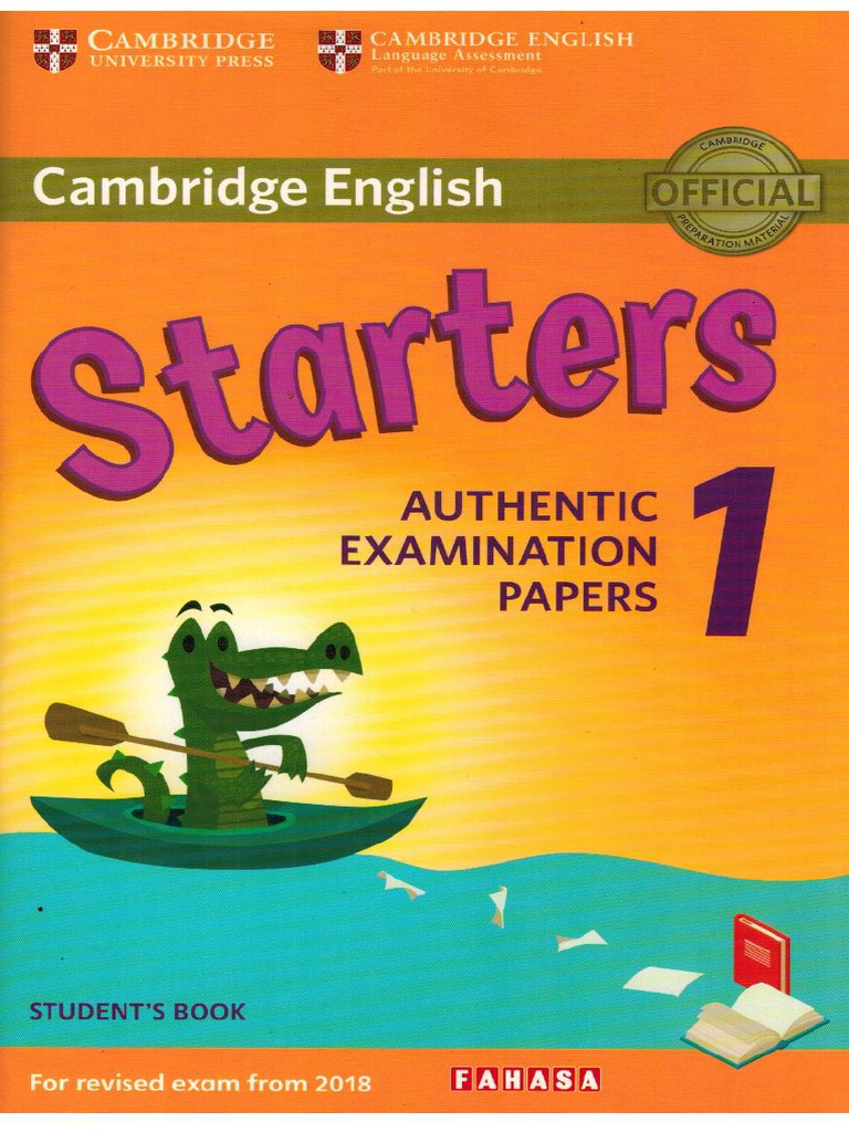 Starters 1 Authentic Examination Paper For Final | PDF