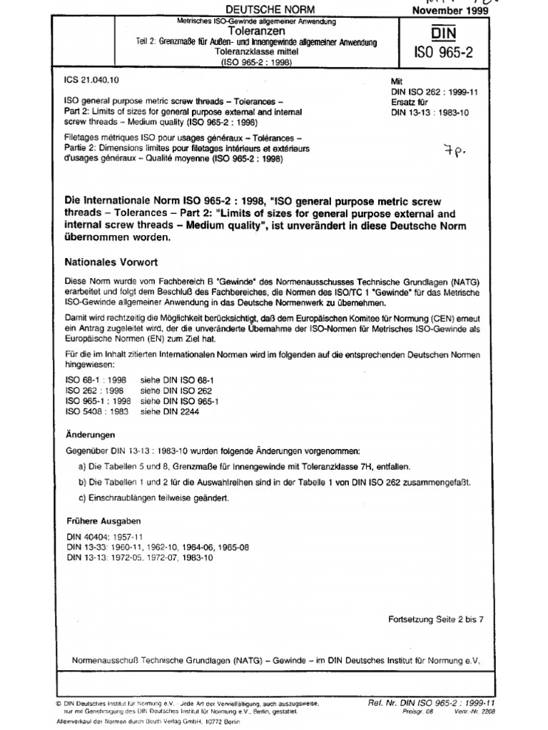 Din Iso 00965-2 | PDF