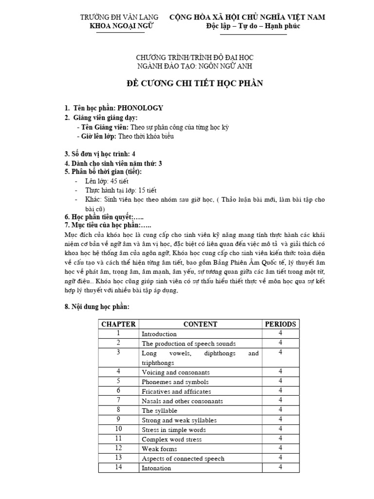 DCCT Phonology | PDF