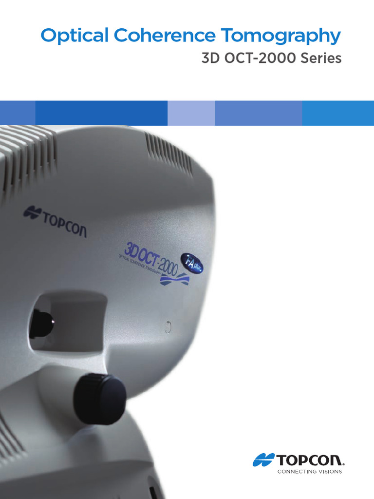 Topcon 3D OCT-2000 Imaging System | PDF | Myopia | Vision