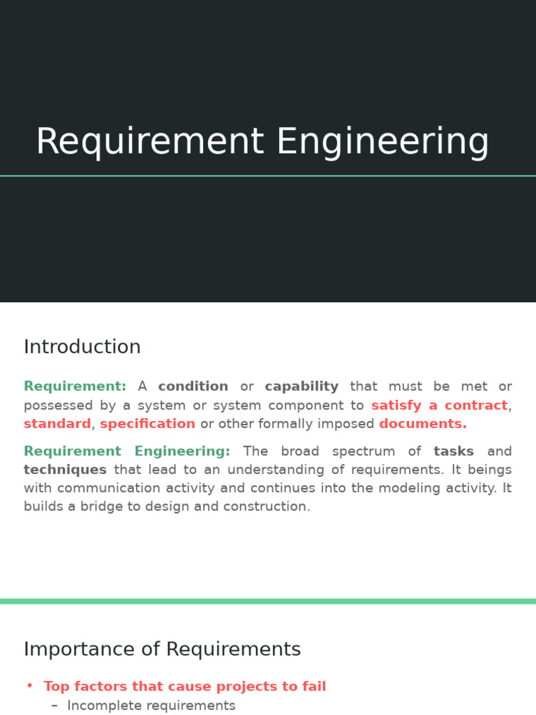 4 - Requirement Engineering | PDF | Use Case | Specification (Technical ...