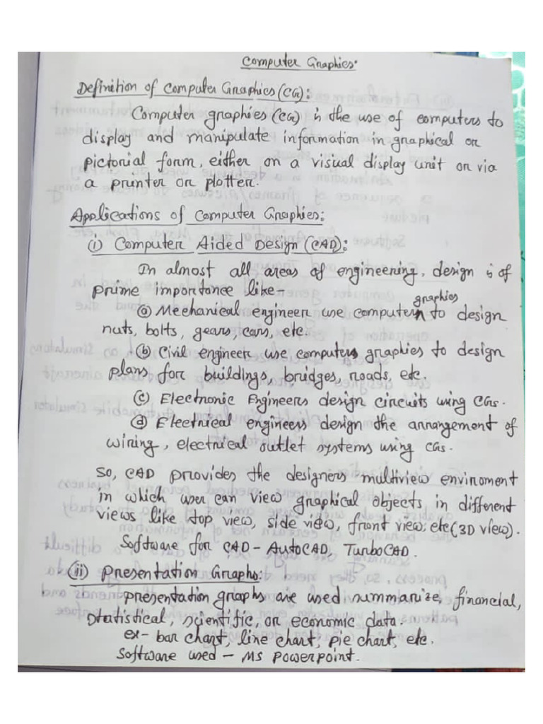 Computer Graphics | PDF