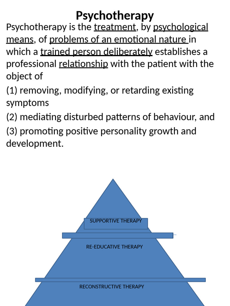 Types and Variables in Psychotherapy | PDF | Psychotherapy | Psychoanalysis