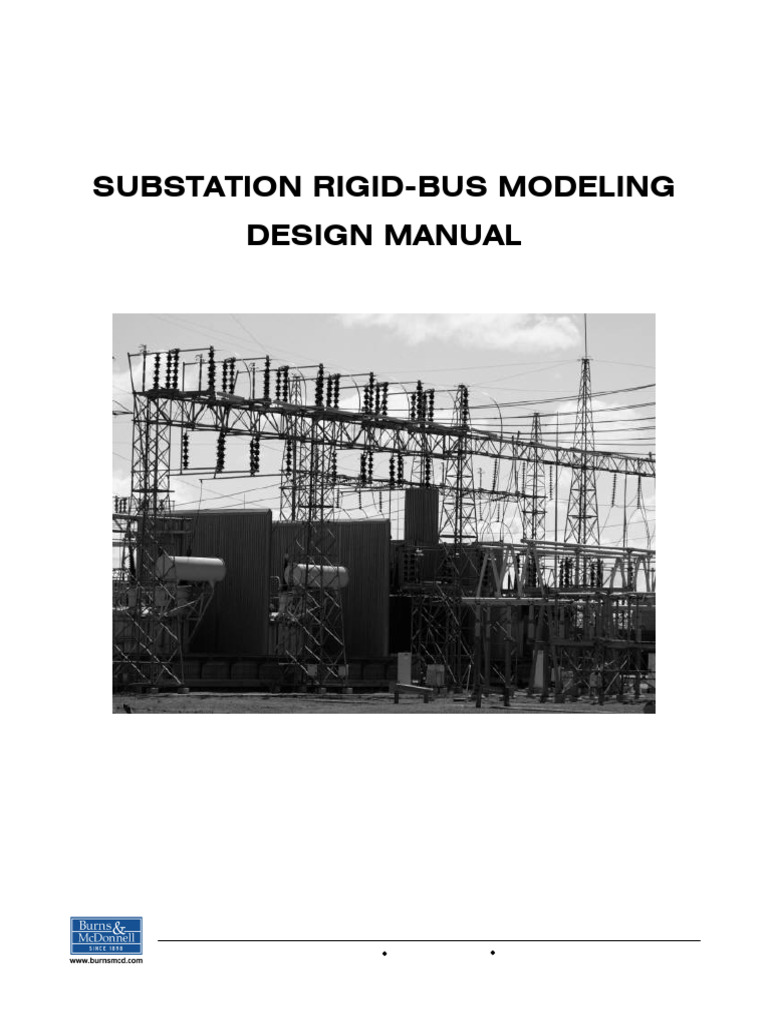 Substation Rigid-Bus Design Manual | PDF | Spreadsheet | Strength Of ...