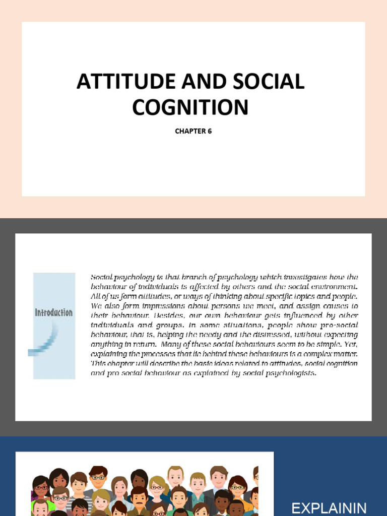 Understanding Attitudes and Social Behavior | PDF | Prejudices ...