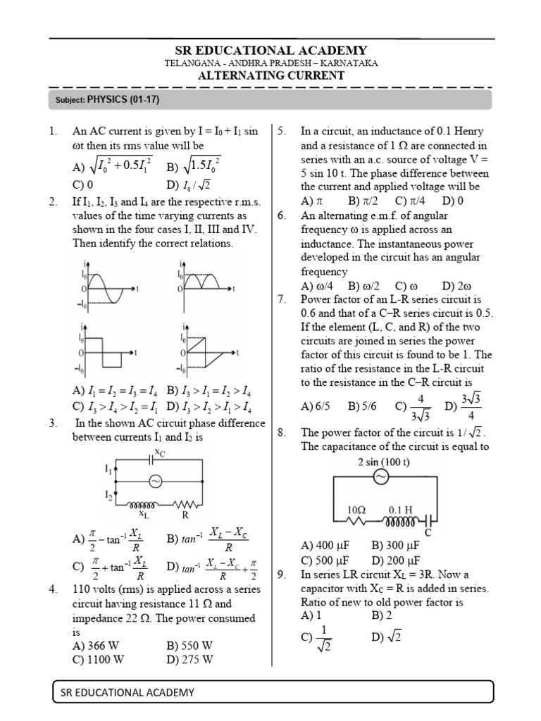 Alternating Current (Final) | PDF | Alternating Current | Electrical ...