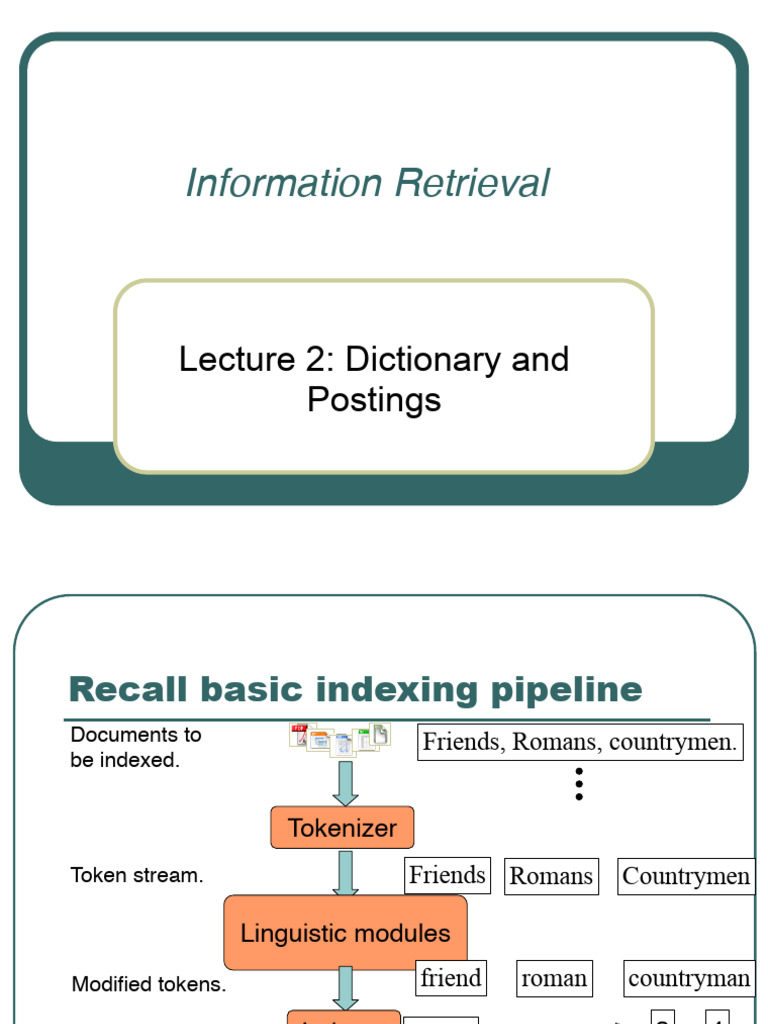 Information Retrieval: Indexing Techniques | PDF | Search Engine ...