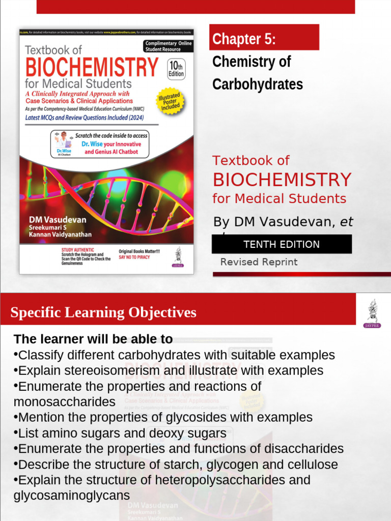 Carbohydrate Chemistry Overview | PDF | Carbohydrates | Glucose