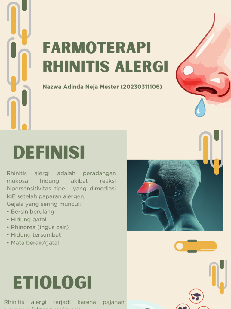 Terapi Efektif Rhinitis Alergi | PDF