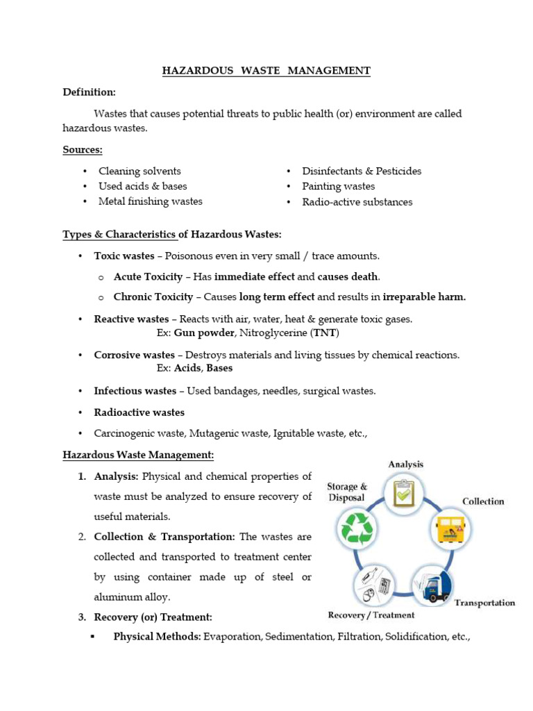 HWM, OHASMS, Energy Manag. & Conserv. Short Notes | PDF | Waste ...