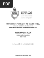 Polígrafo de Aula_Introdução à Atuária_UFRGS