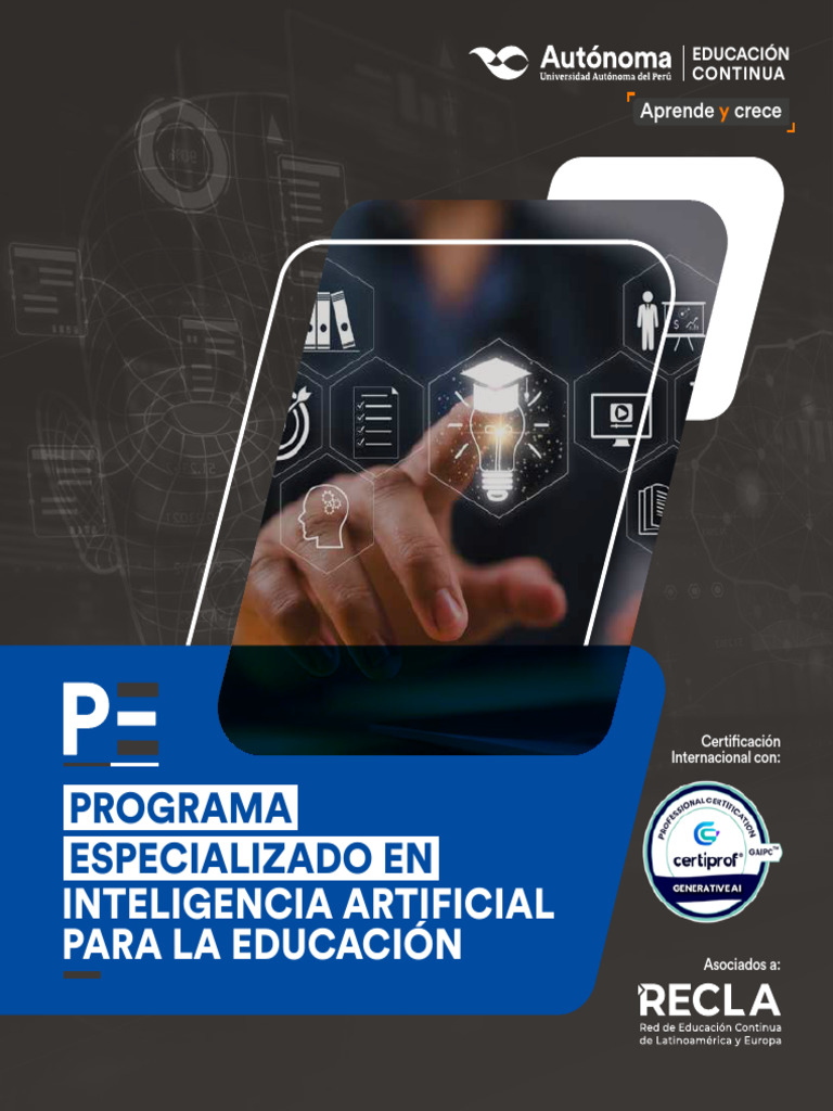 Programa de IA en Educación Continua | PDF | Inteligencia artificial ...