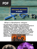 Monotheistic Religions Comparison Table | PDF | Monotheism | God