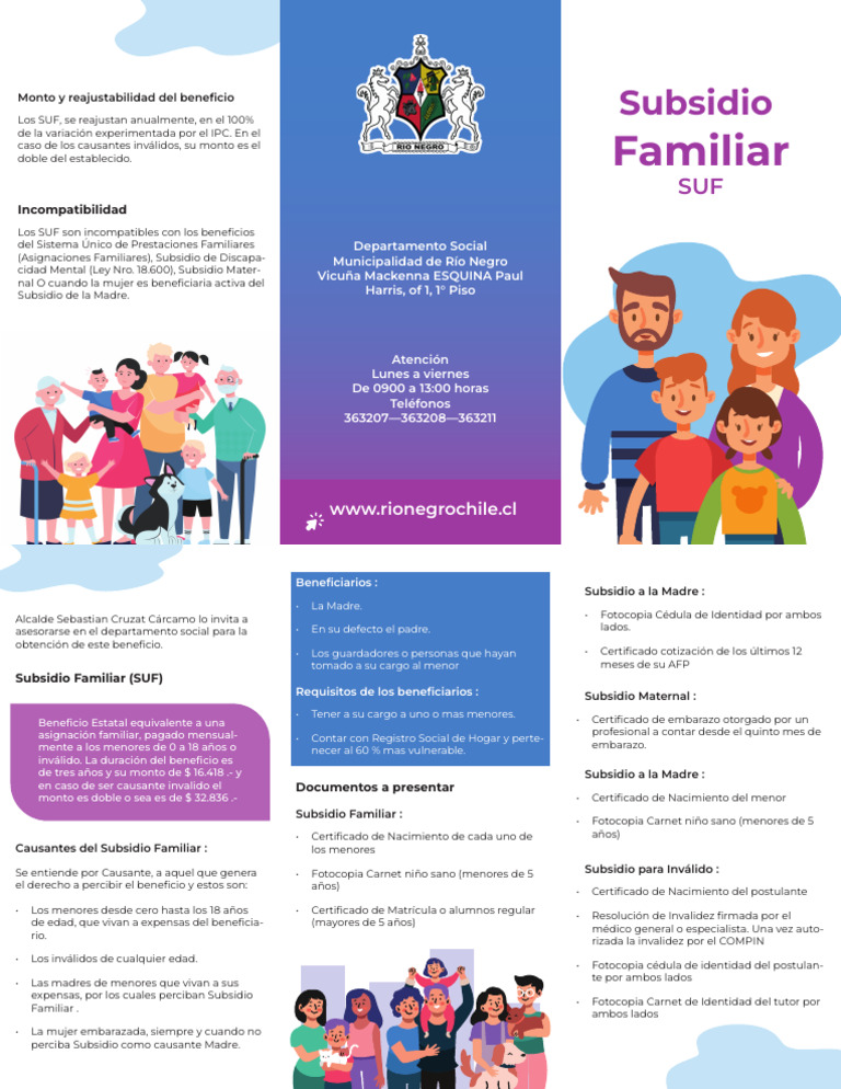 Subsidio Familiar: Requisitos y Ajustes | PDF