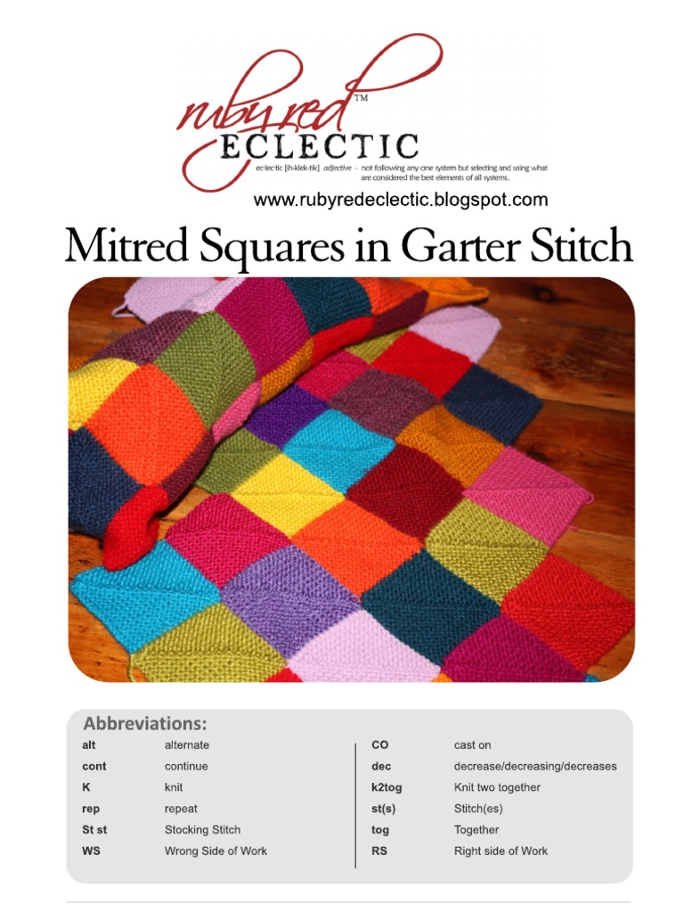 Mitred Square Pattern | PDF