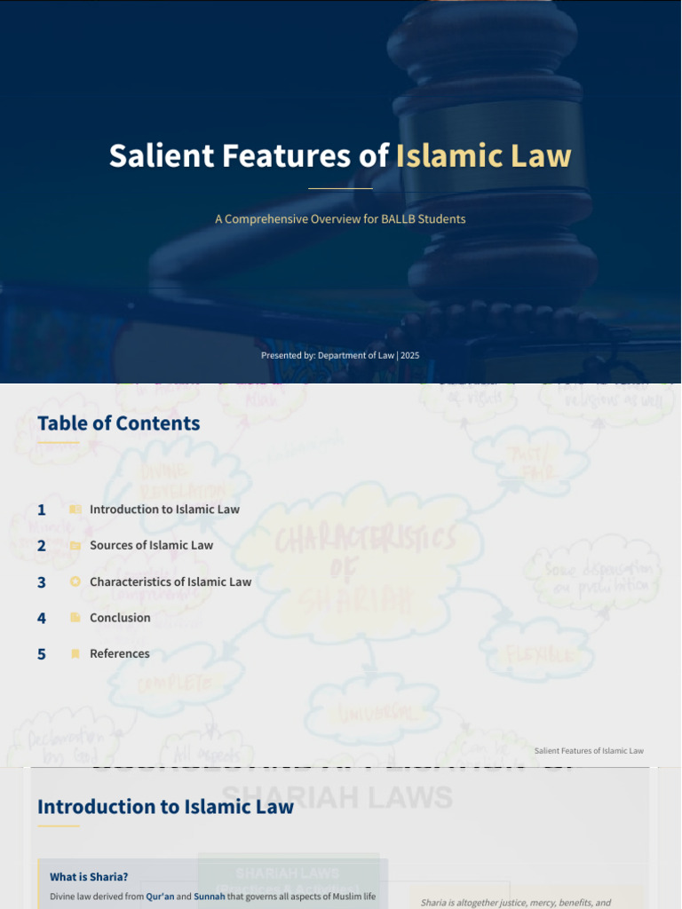 Overview of Islamic Law for Law Students | PDF | Sharia | Islamic ...