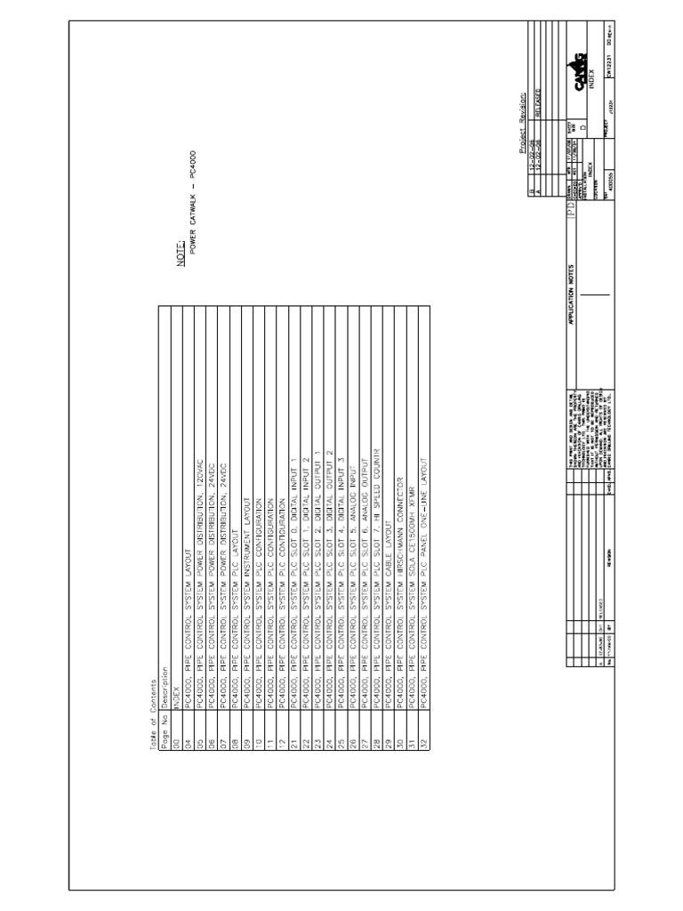 PC4000 Drawings | PDF