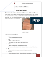 A) Describe The Properties of Bricks and Timber.: January 31, 2012