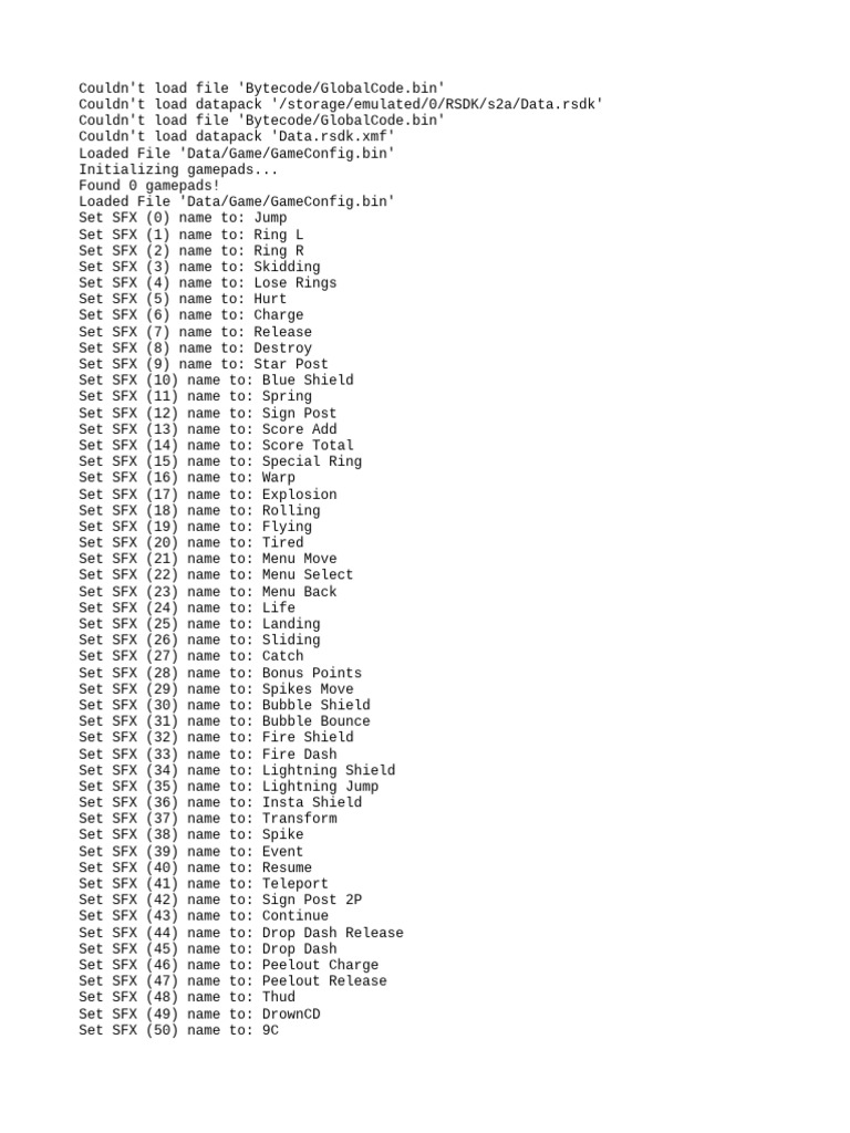 Log | PDF | Text File | Computer File