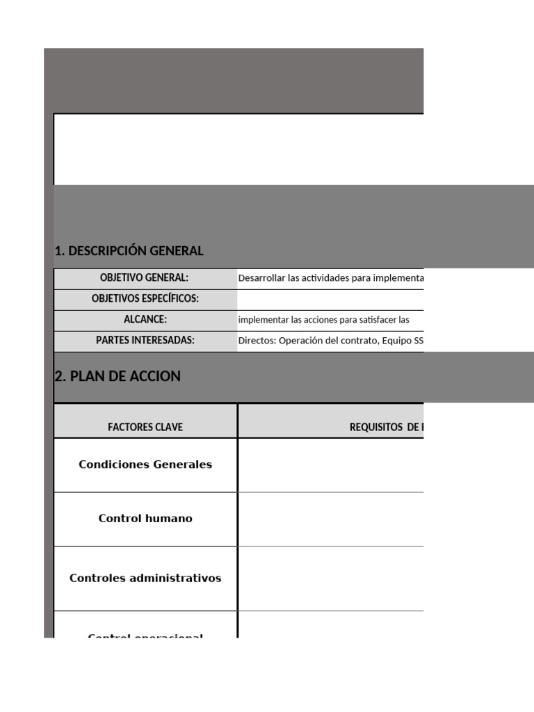 Plan de Mejora en Seguridad y Salud Laboral | PDF