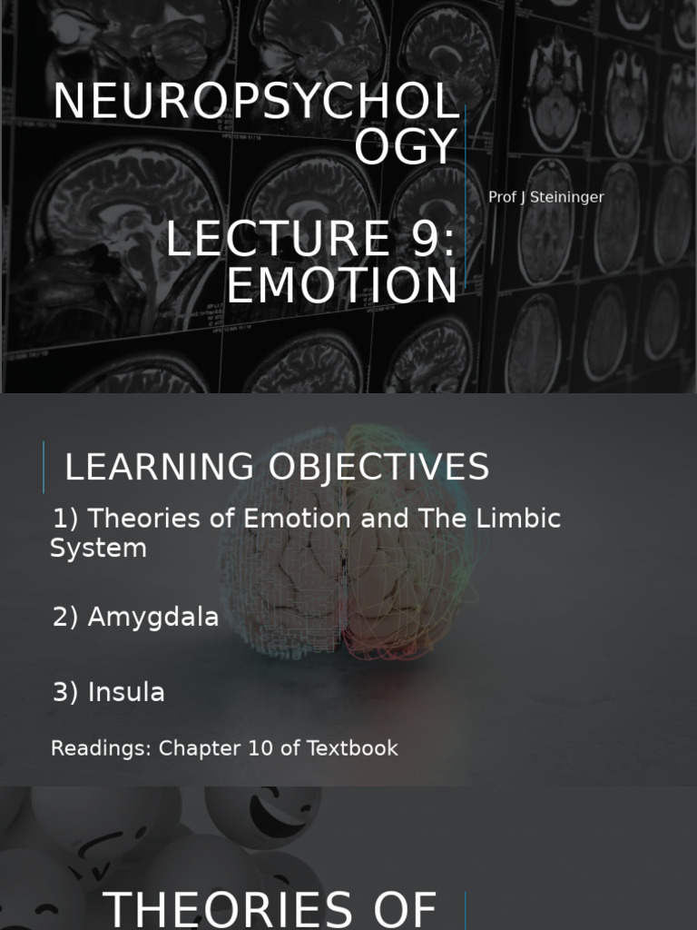 Emotion Theories and the Limbic System | PDF | Insular Cortex | Amygdala