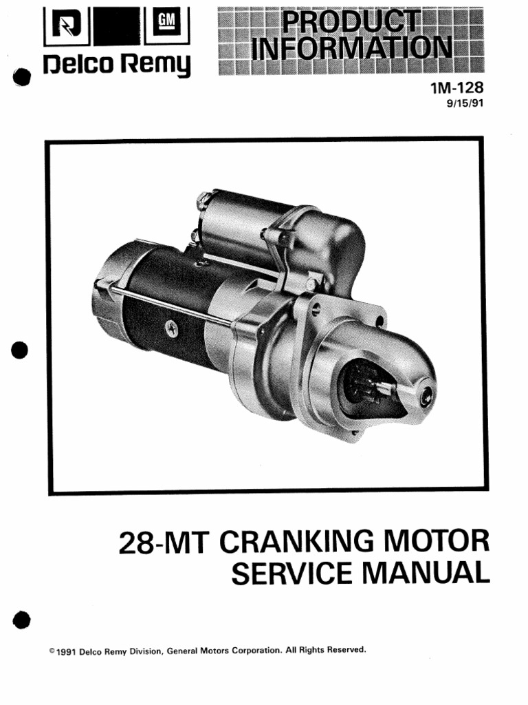 Delco Remy 28MT | PDF