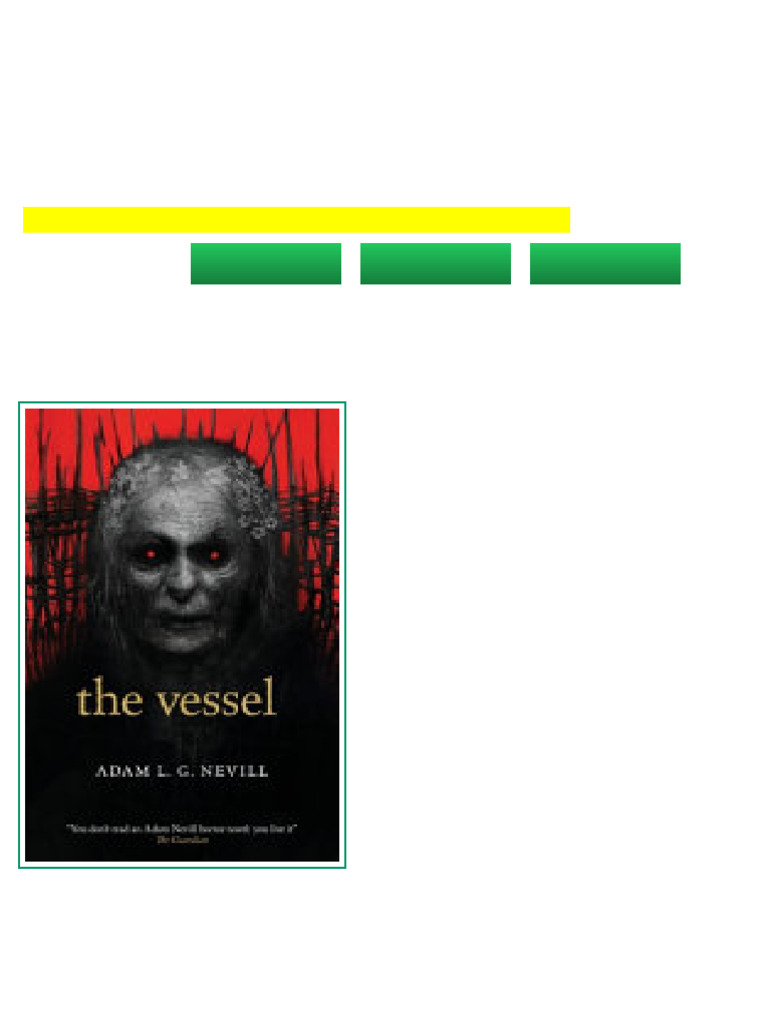 (Ebook) The Vessel by Adam Nevill ISBN 9781739788612, 1739788613 full