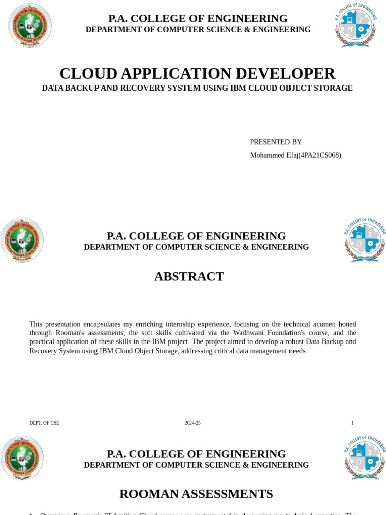 IBM Cloud Data Backup System | PDF | Cloud Computing | Backup