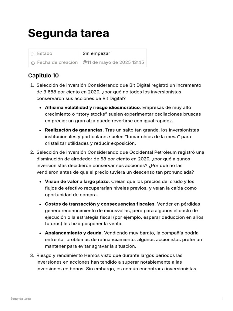 Estrategias de Inversión y Riesgos Financieros | PDF | Modelo de ...