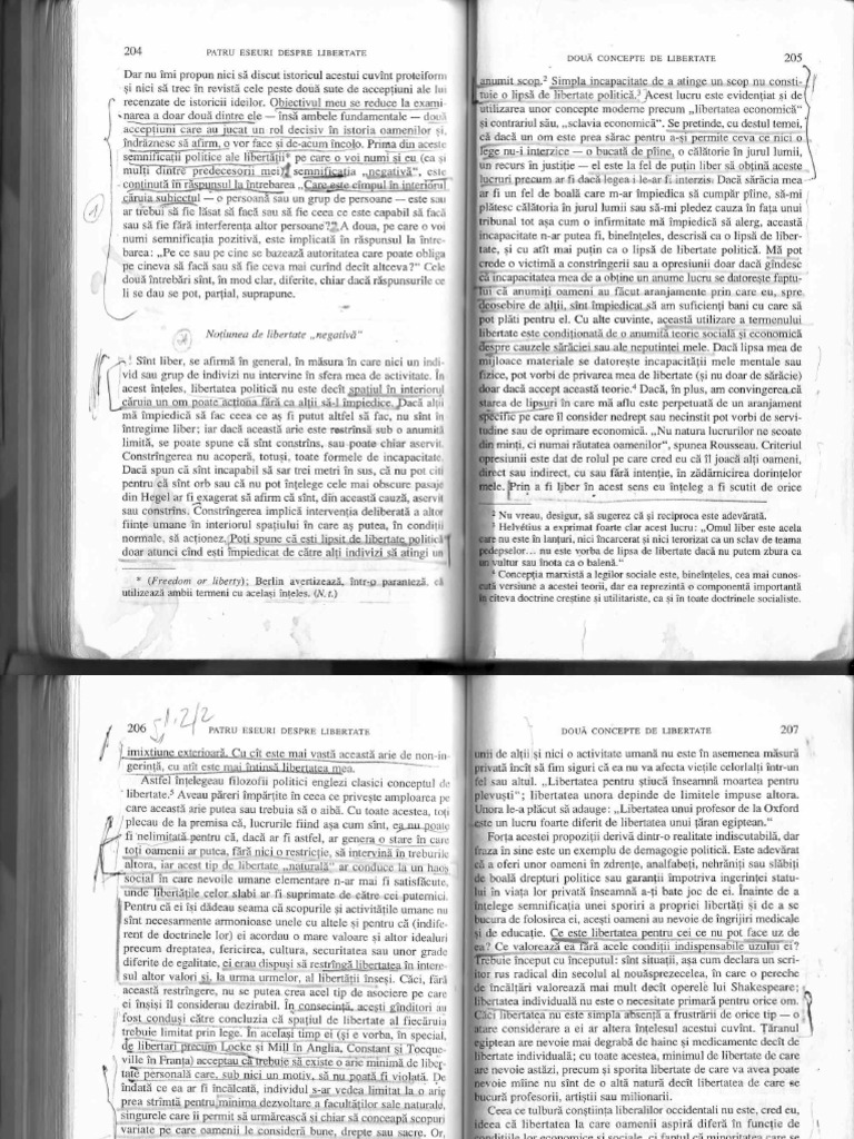02.berlin Libertate Negativa, Libertate Pozitiva PDF
