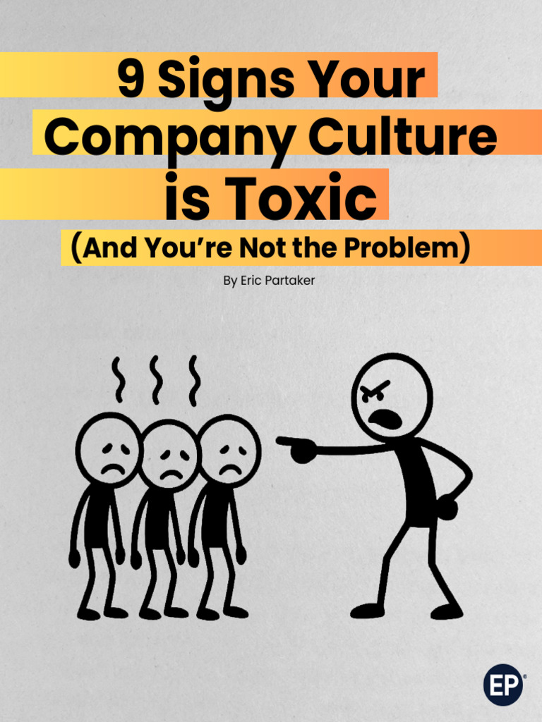 9 Signs of a Toxic Company Culture PDF