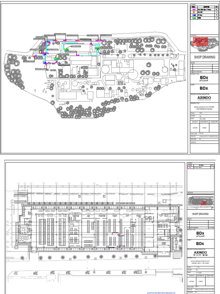 SHOP DRAWING OF CCTV SYSTEM PERIMETER AREA & DRC 3_251107_083011 | PDF