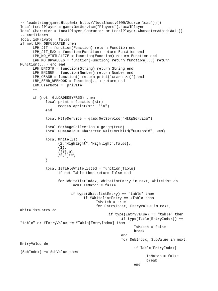 Roblox Script for Anti-Cheat Mechanism | PDF | Computer Science ...