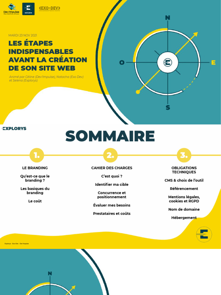 Étapes clés pour créer un site web | PDF | Marque | Optimisation de ...