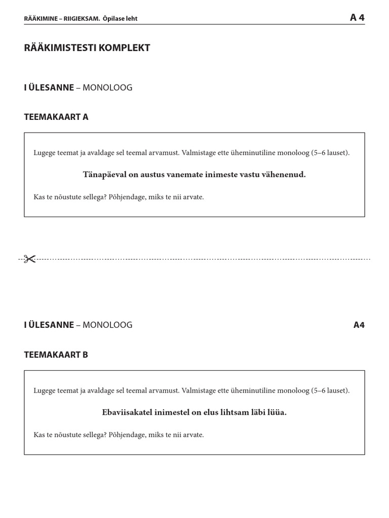 Rkimine III RE Eesti Keel Teise Keelena 2015 112902 | PDF