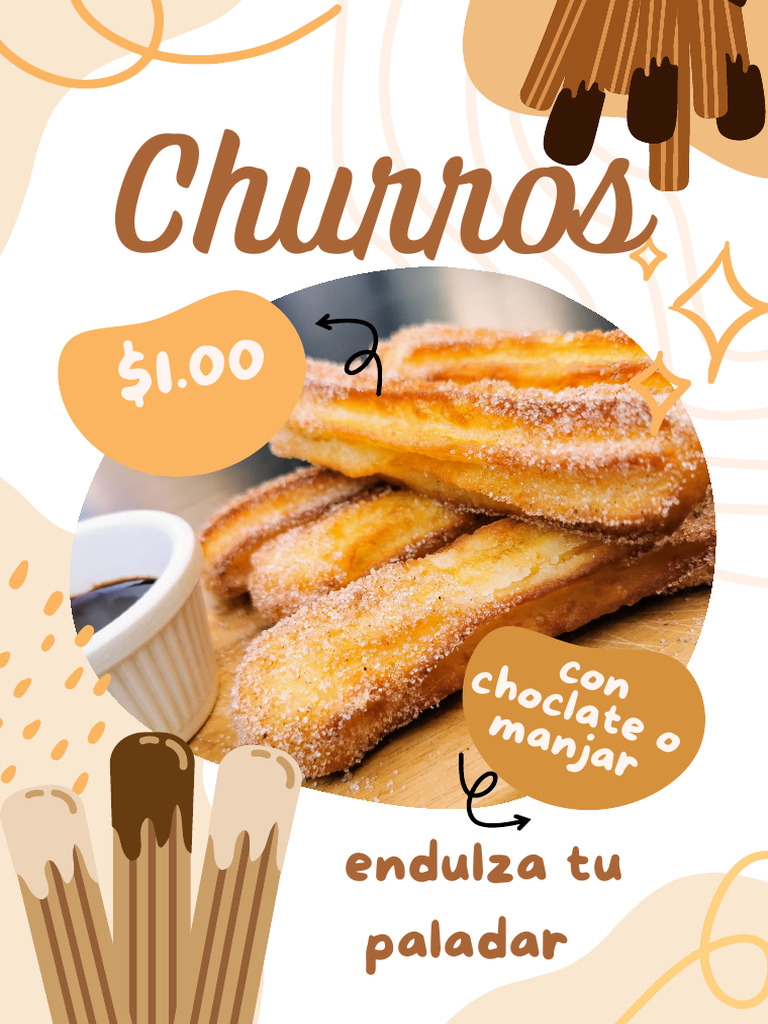 Menu Terbaru Churros Poster Makanan | PDF
