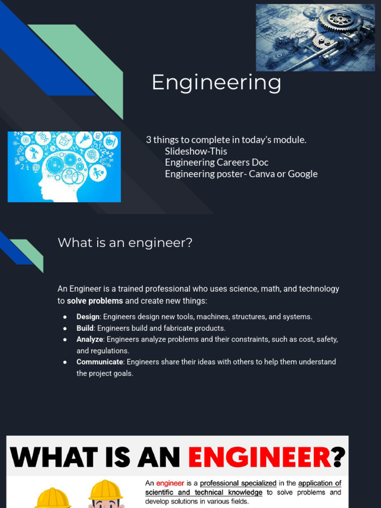 Understanding Engineering Careers and Roles | PDF | Engineering | Engineer