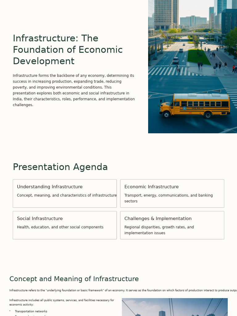 Infrastructure The Foundation of Economic Development | PDF ...