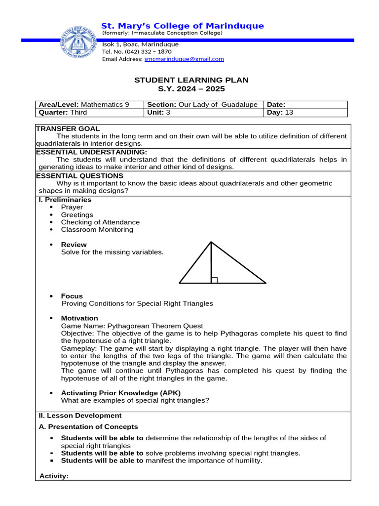 MATH 9-Q3-D13 | PDF | Mathematics