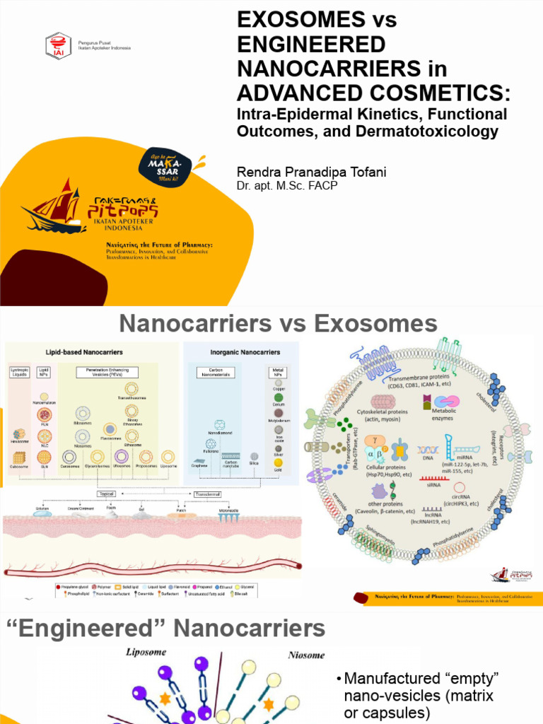 Exosomes vs Nanocarriers in Cosmetics | PDF | Vesicle (Biology And ...