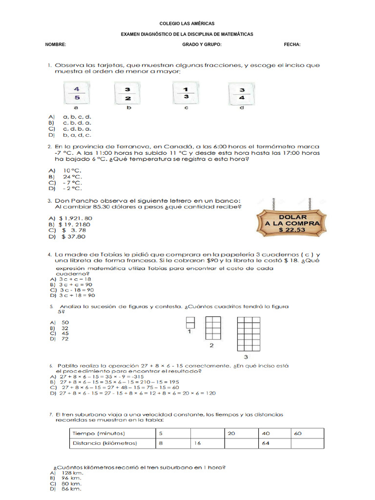 Segundo Año Diag | PDF